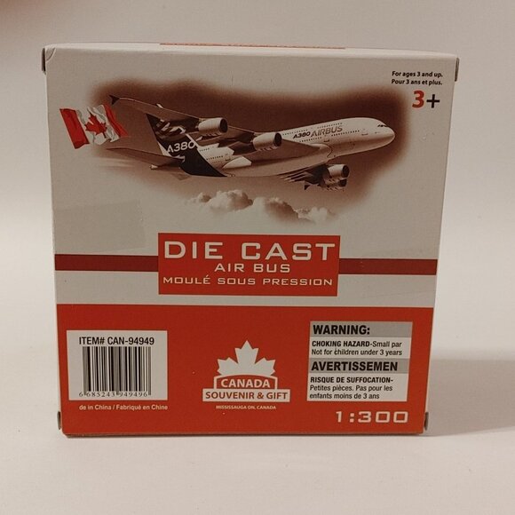 DIE CAST AIR BUS AIR CANADA MODEL PLANE 1:300 BNIP 🍁 - Picture 7 of 7